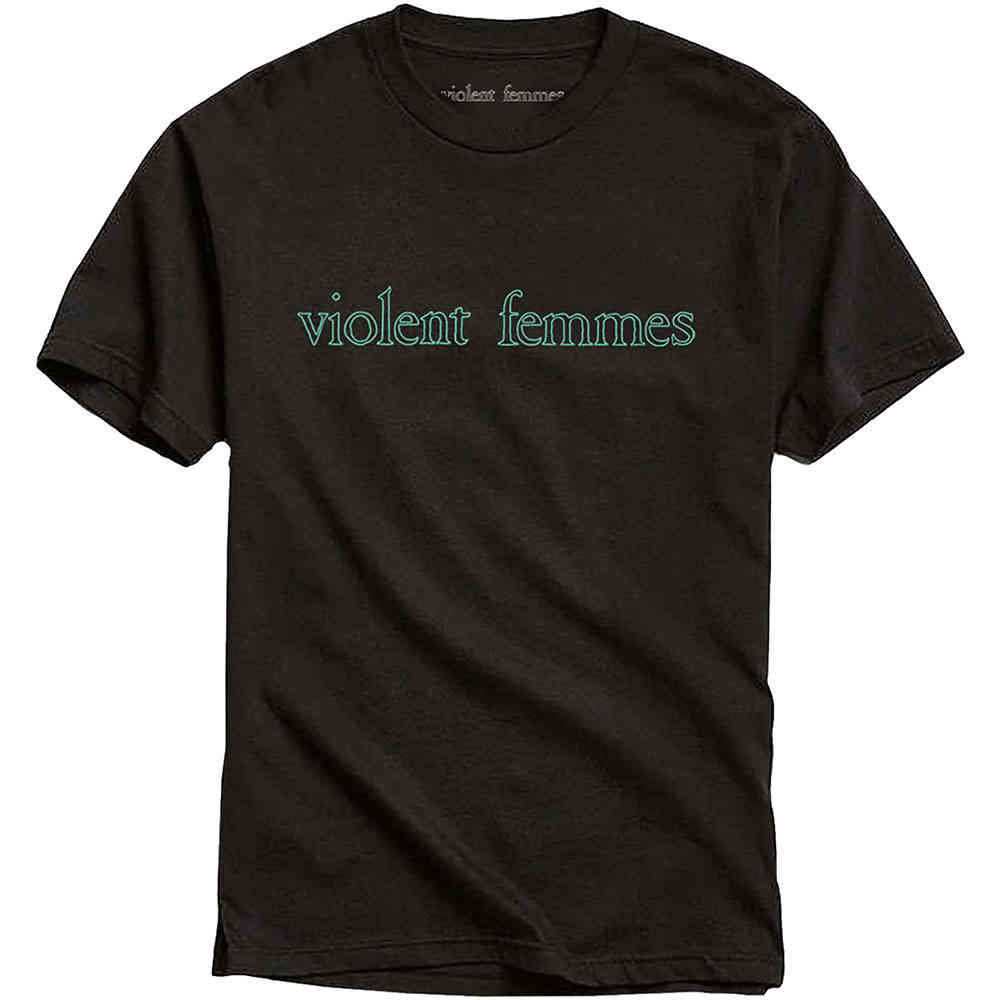 Violent Femmes - Green Vintage Logo Heren Tshirt - Zwart
